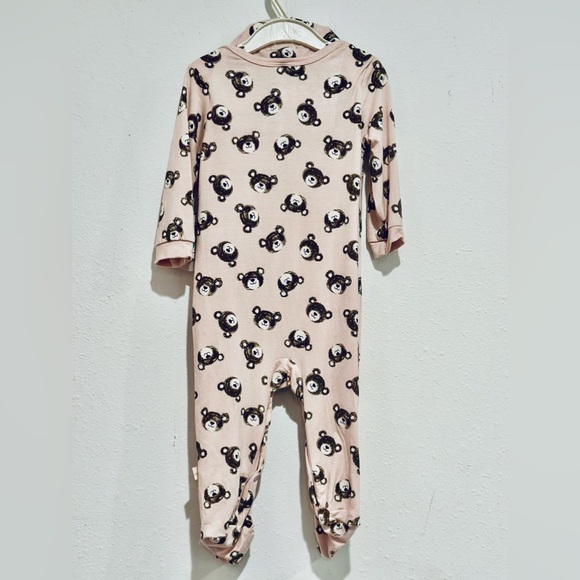 NWT Milkberry 100% RAYON BAMBOO 2PC SLEEPER W/BONNET/HAT BABYGIRL 6-9 months - Picture 10 of 15